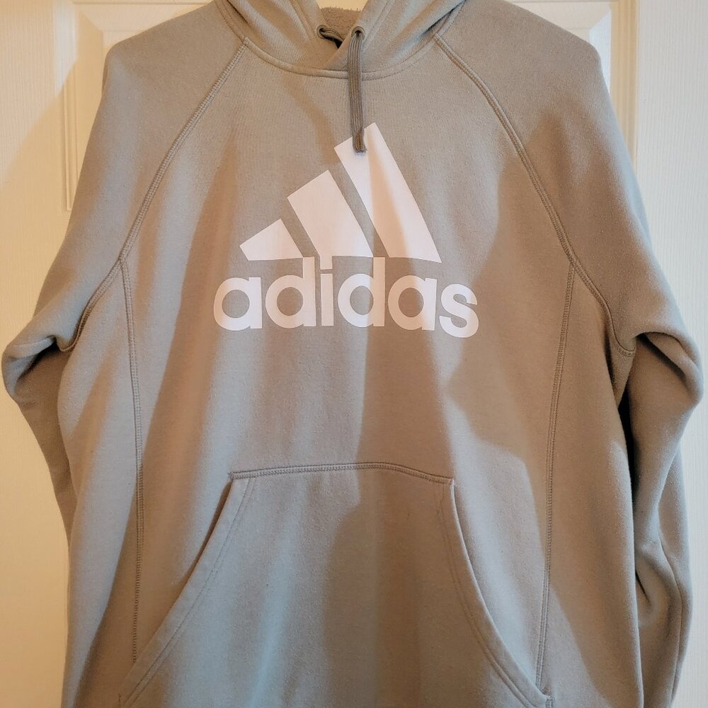 ADIDAS Sweatshirt (Hoodie) - Men's Size Large